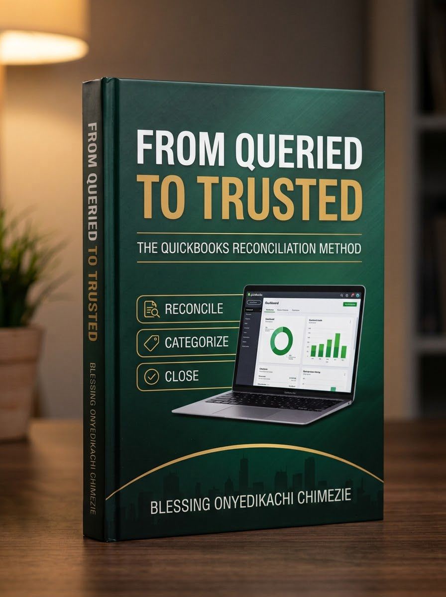 From Queried to Trusted — The QuickBooks Reconciliation Method, book cover