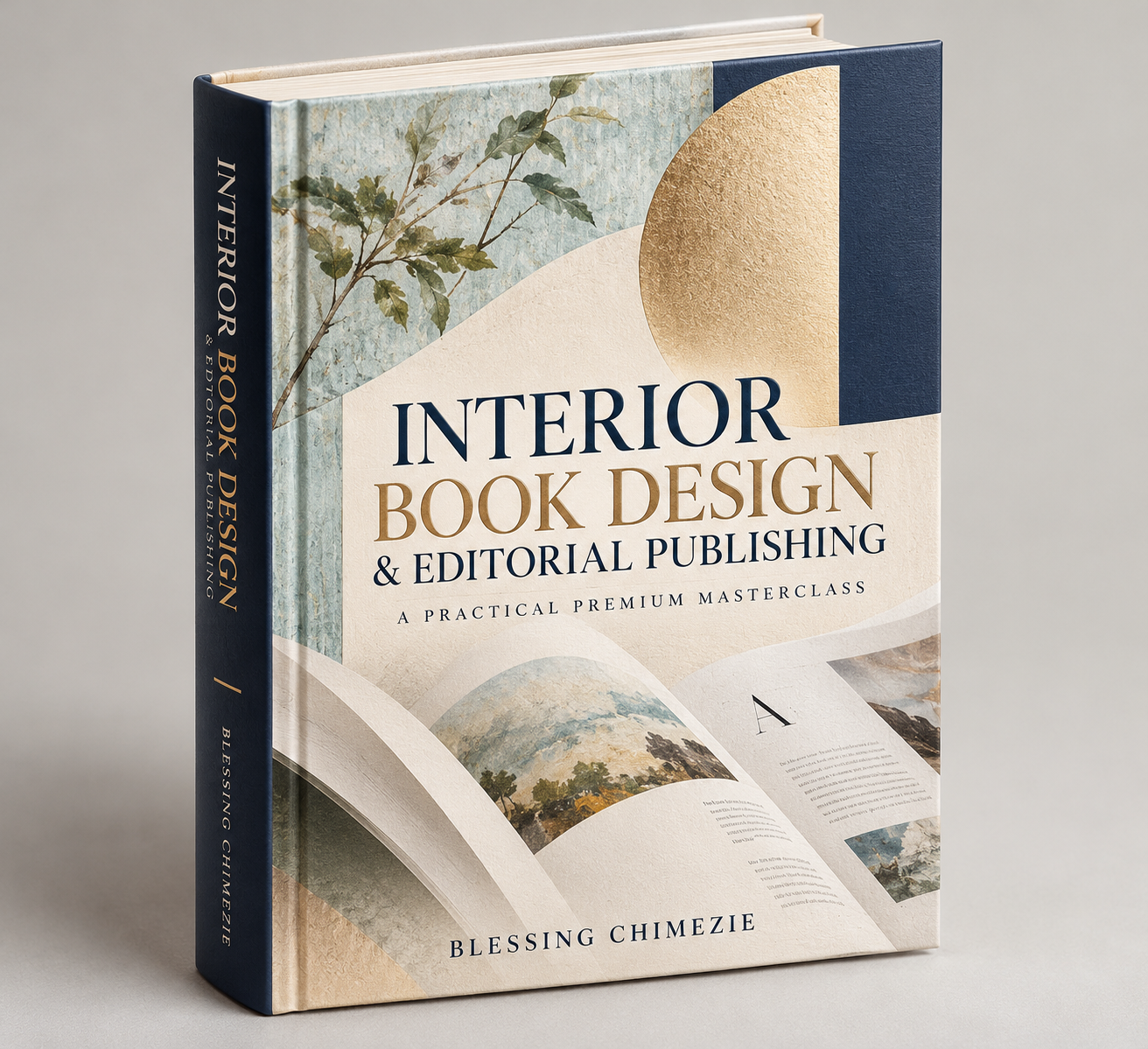 Premium Interior Book and Editorial Design with AI masterclass book