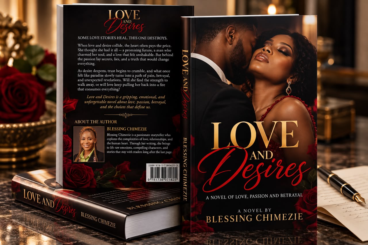 Love and Desires novel 3D mockup