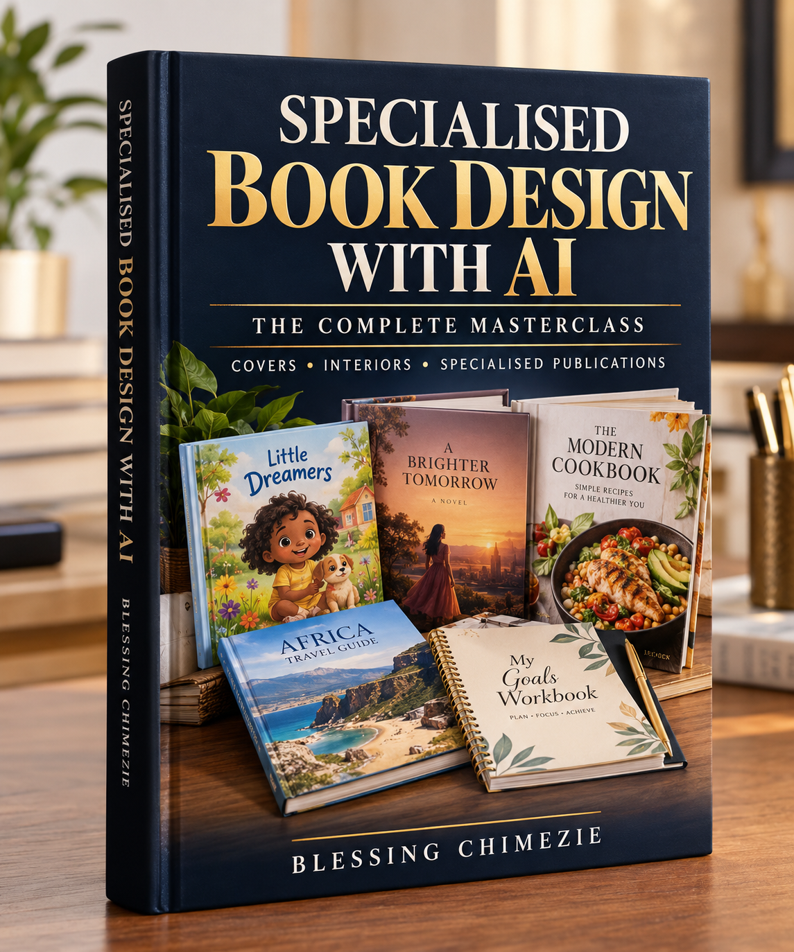 Specialised Book Design with AI masterclass book